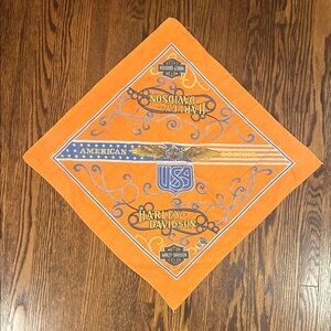 Vintage 80s Harley Davidson Banadana